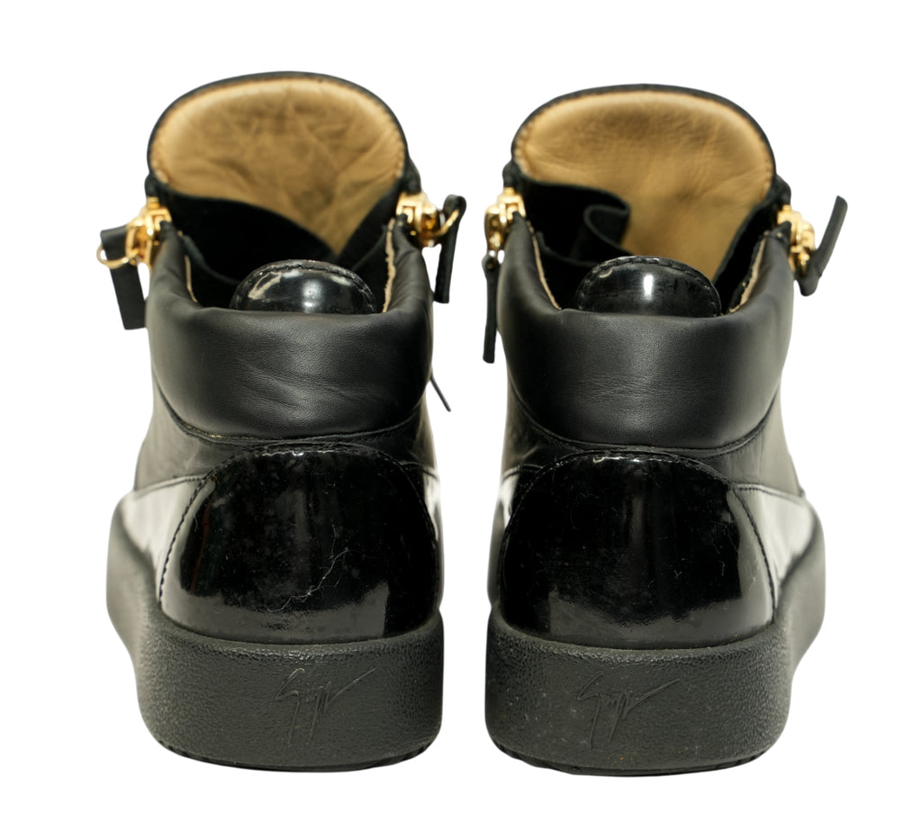 Black Kriss Mid-Top Sneaker Size 40 - Eur