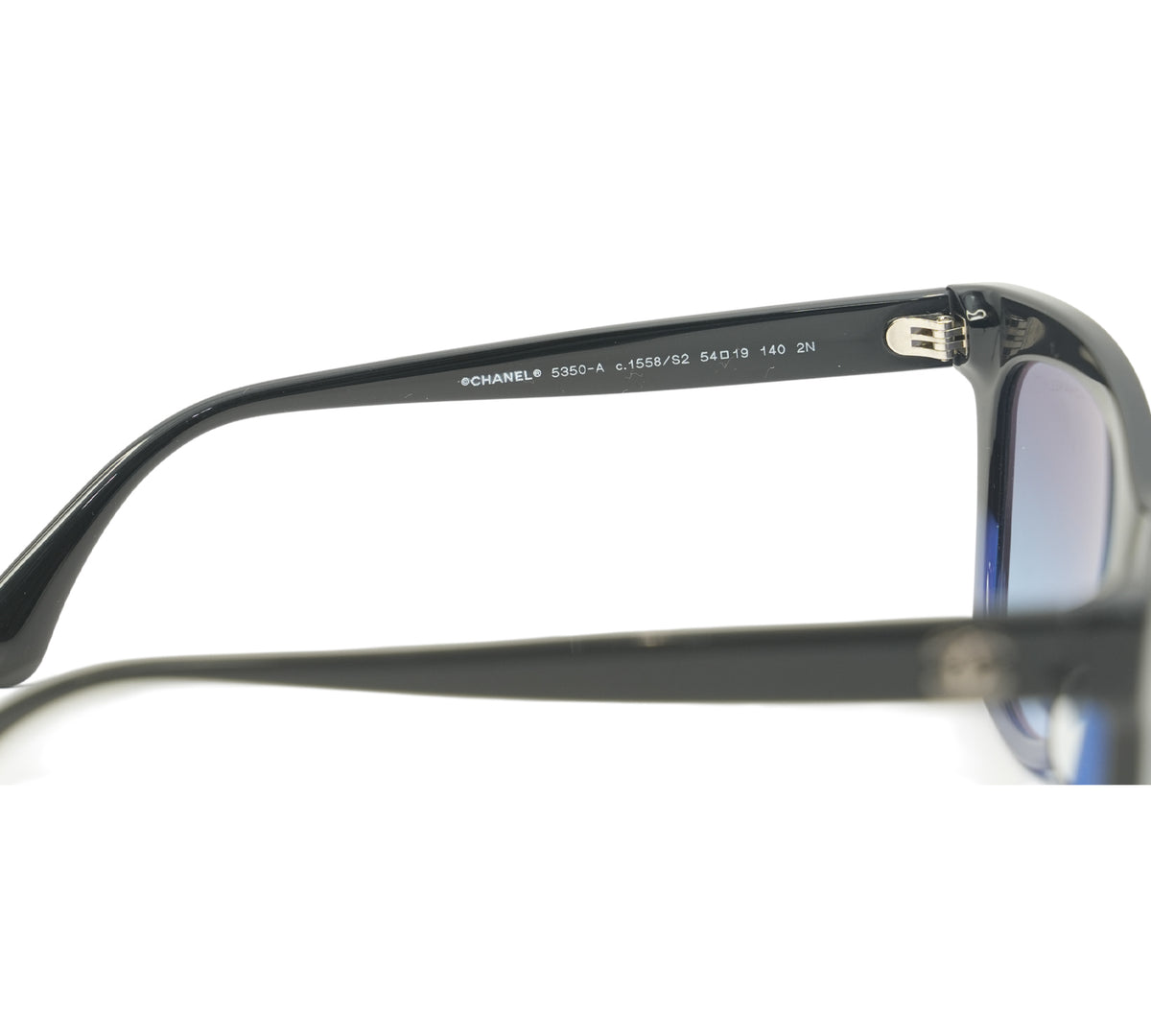 Chanel   Black/Blue Gradient Cat Eye Sunglasses