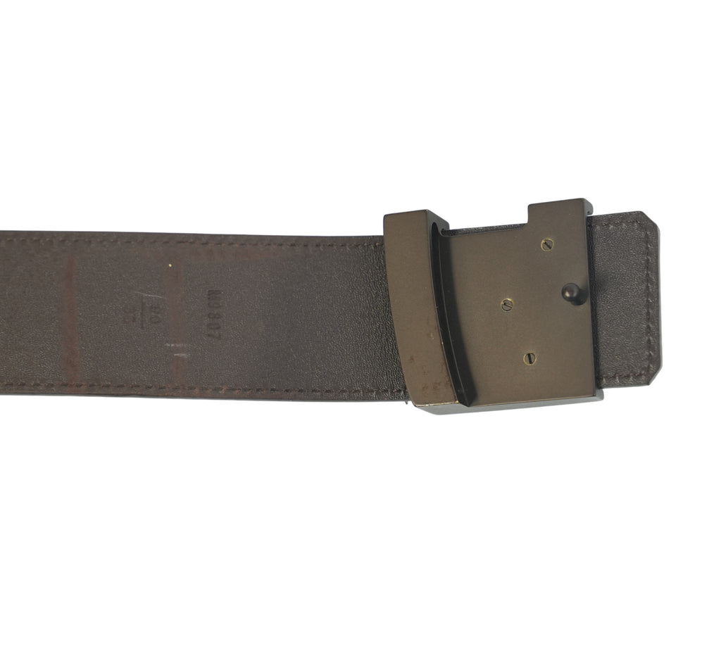LV Initiales Damier Ebene Belt Size 90 - Cm