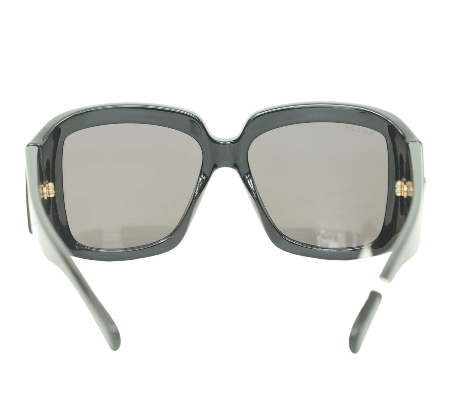 Black Square Wrap Sunglasses