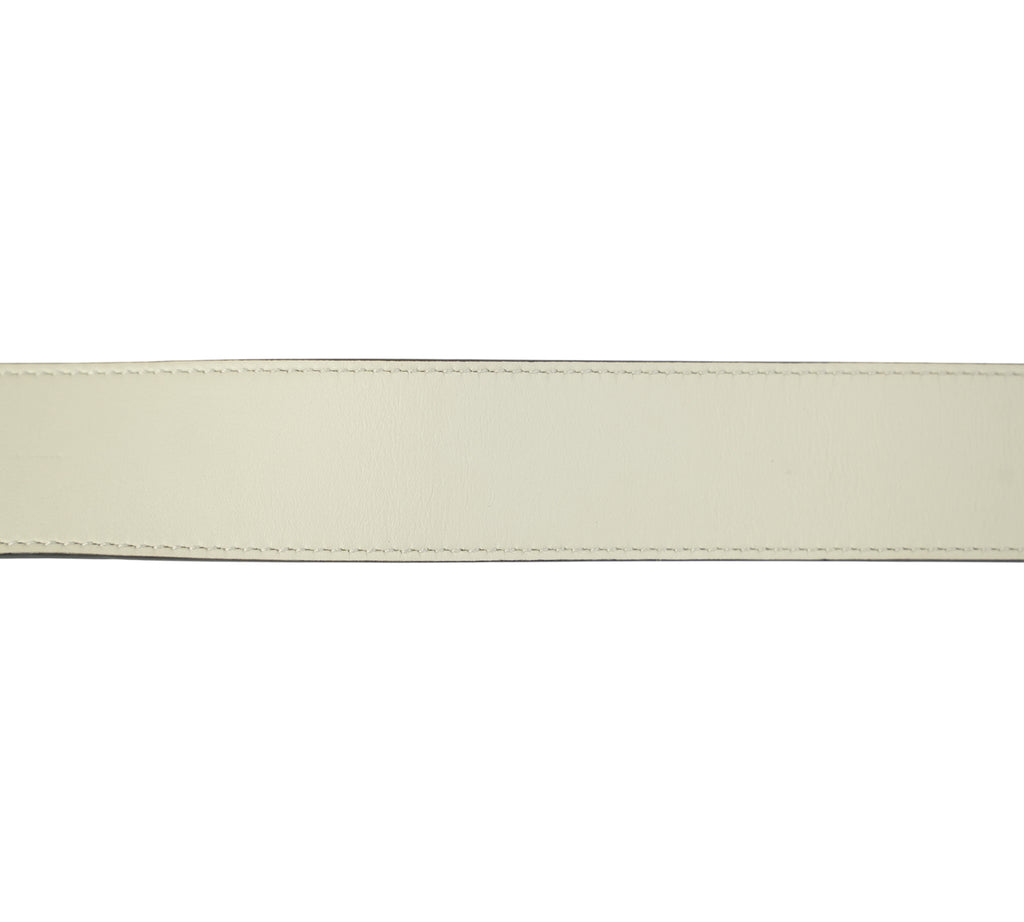 Calfskin Crystal Square G Madelyn Belt Size - 85 Cm