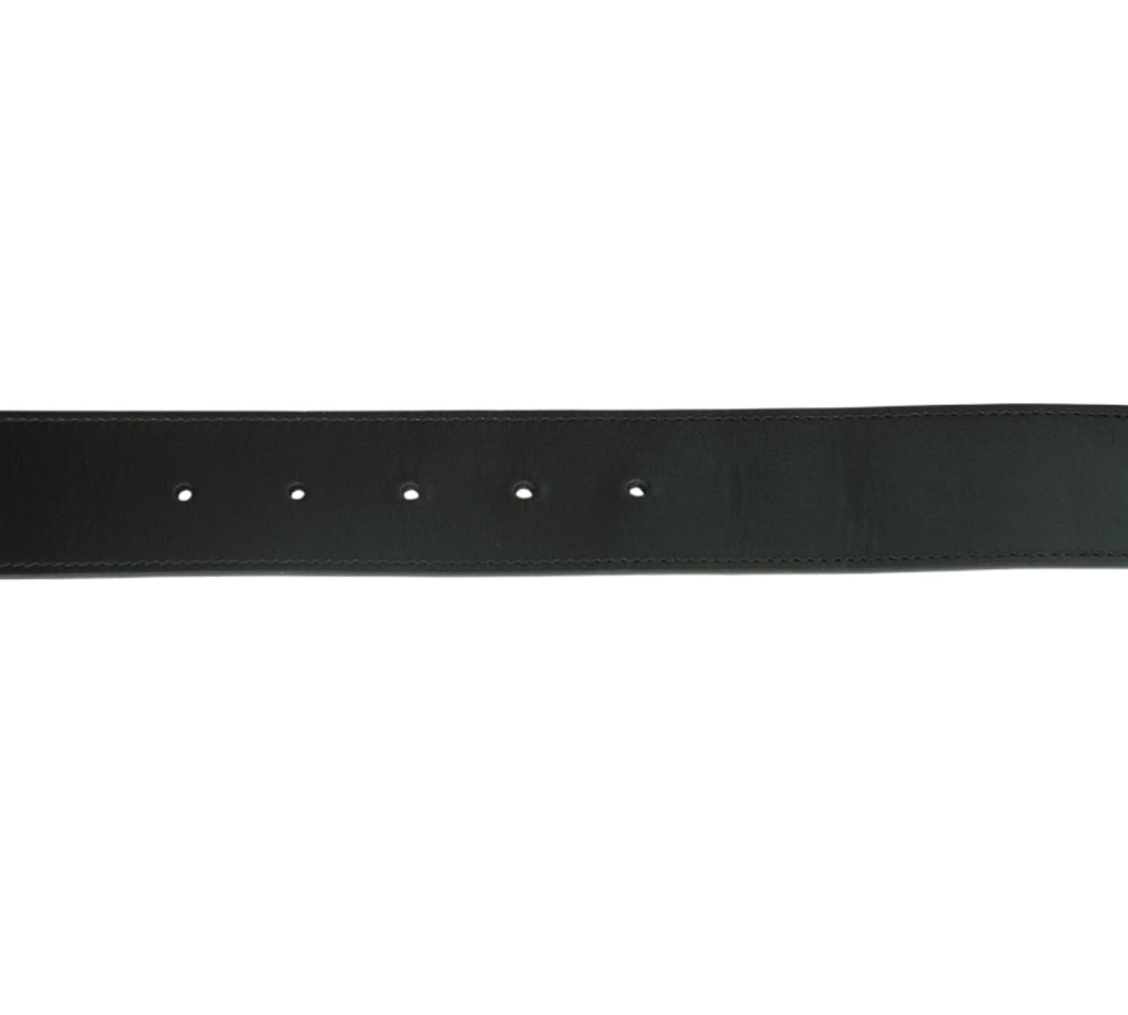 GG Marmont Black Leather Belt Size - 90 Cm