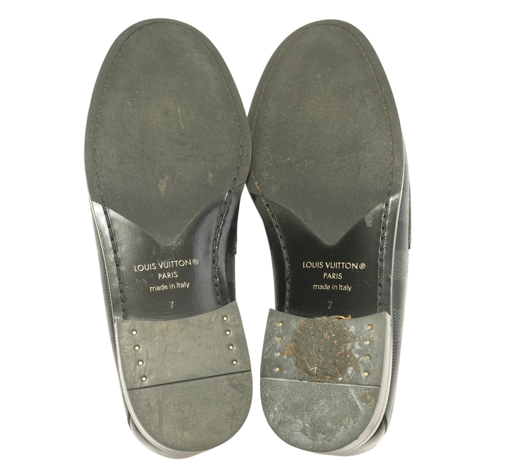 Damier Graphite Major Loafers Size - 7 UK