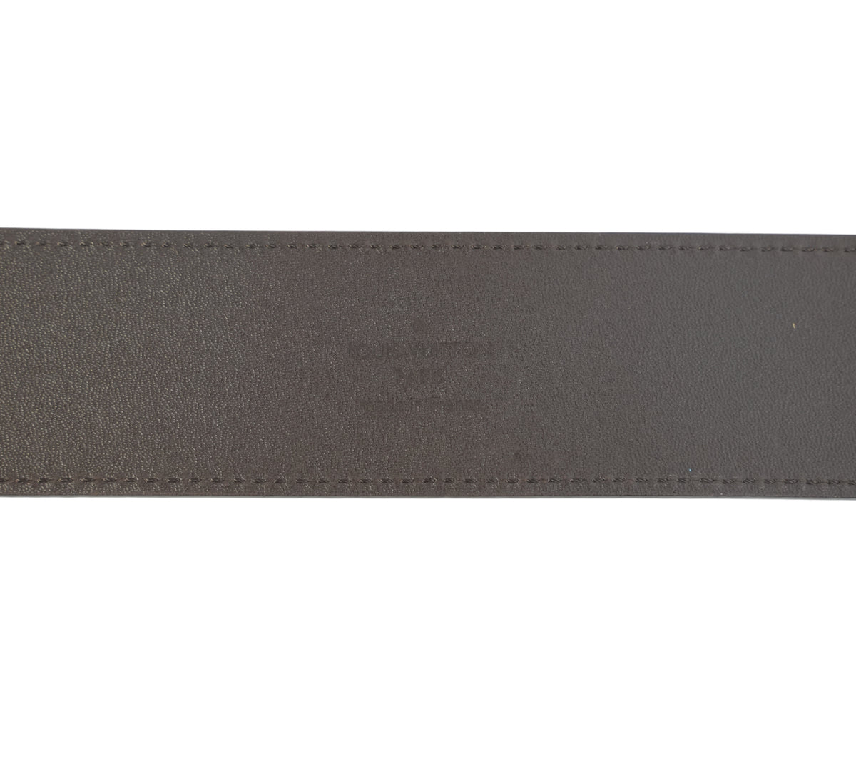  Louis Vuitton LV Initiales Damier Ebene Belt Size 90 - Cm