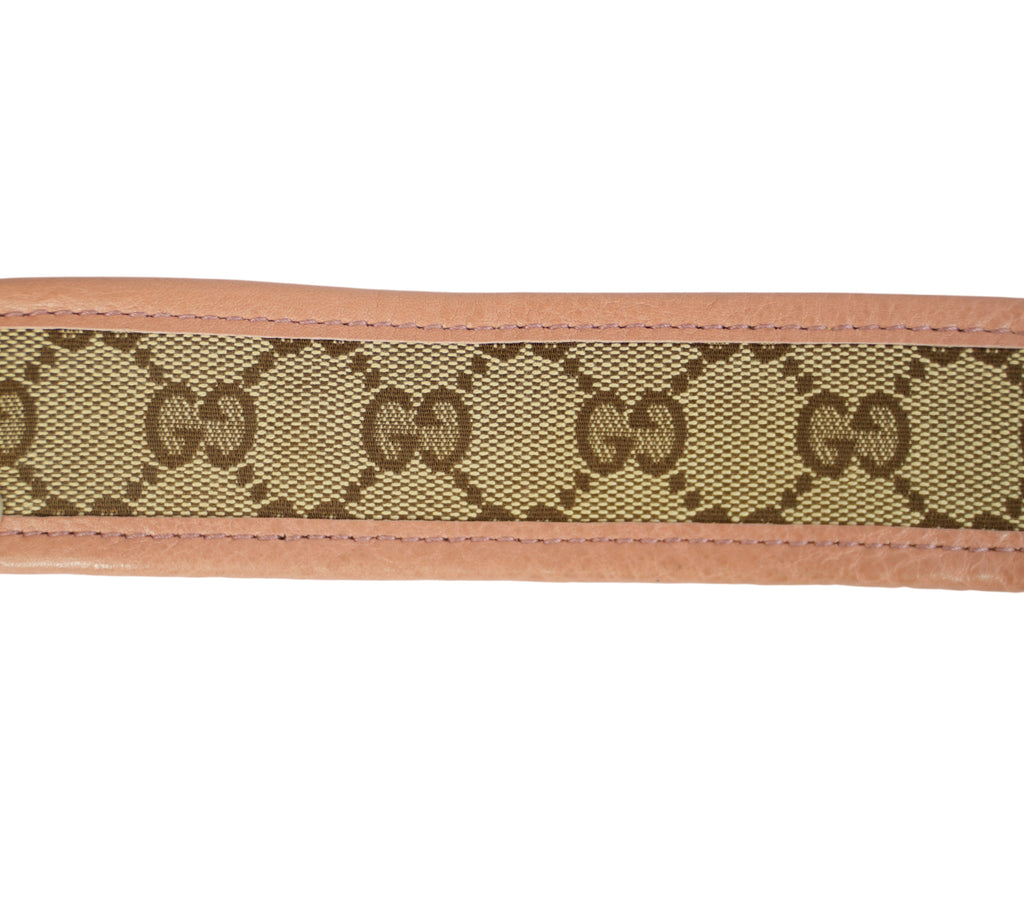 GG Canvas Lovely Heart Buckle Belt Size - 80 Cm