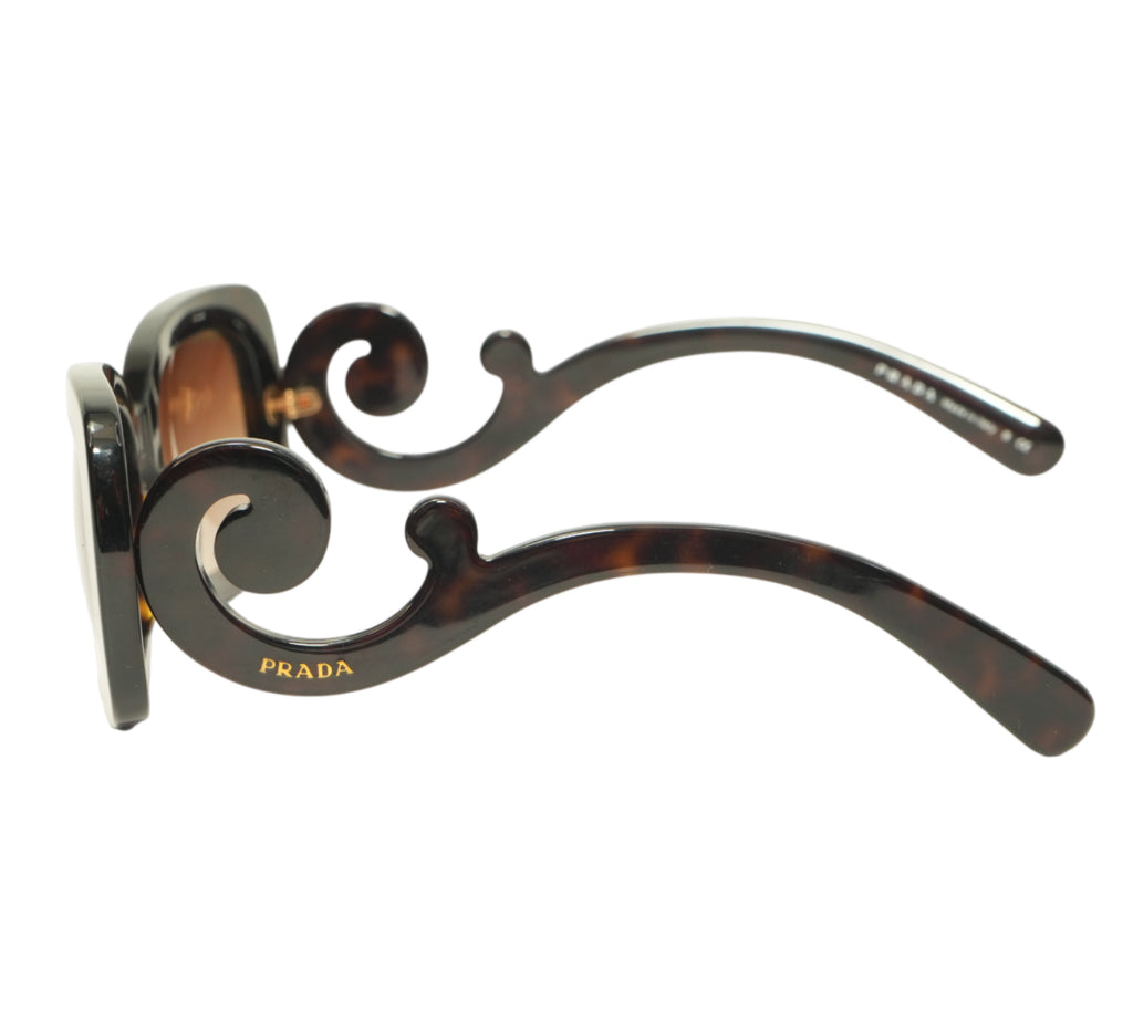 Minimal Baroque Square Sunglasses