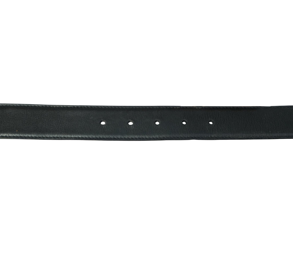 Mirror B Buckle Reversible Leather Belt Size - 80 Cm
