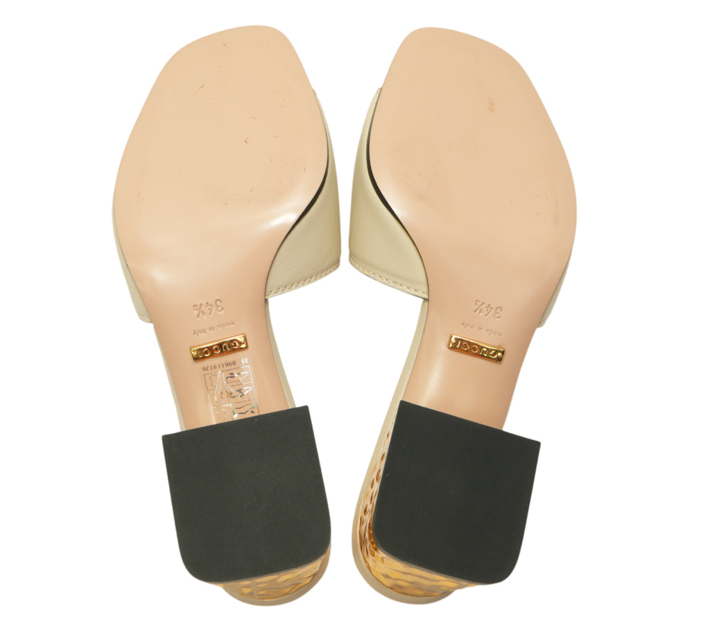 Sierra Interlocking G Cut-Out Slide Sandal Size 34.5 - Eur