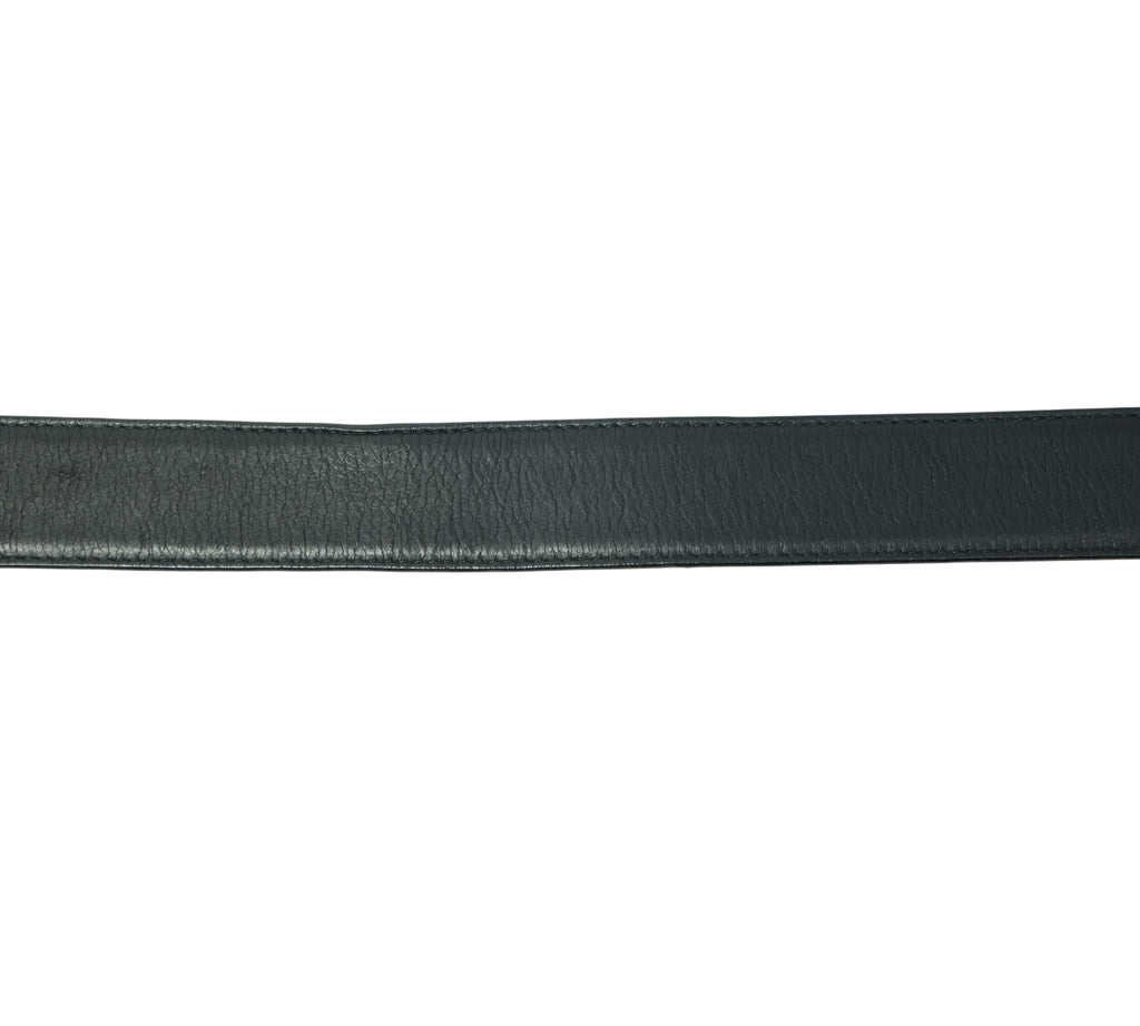 Mirror B Buckle Reversible Leather Belt Size - 80 Cm