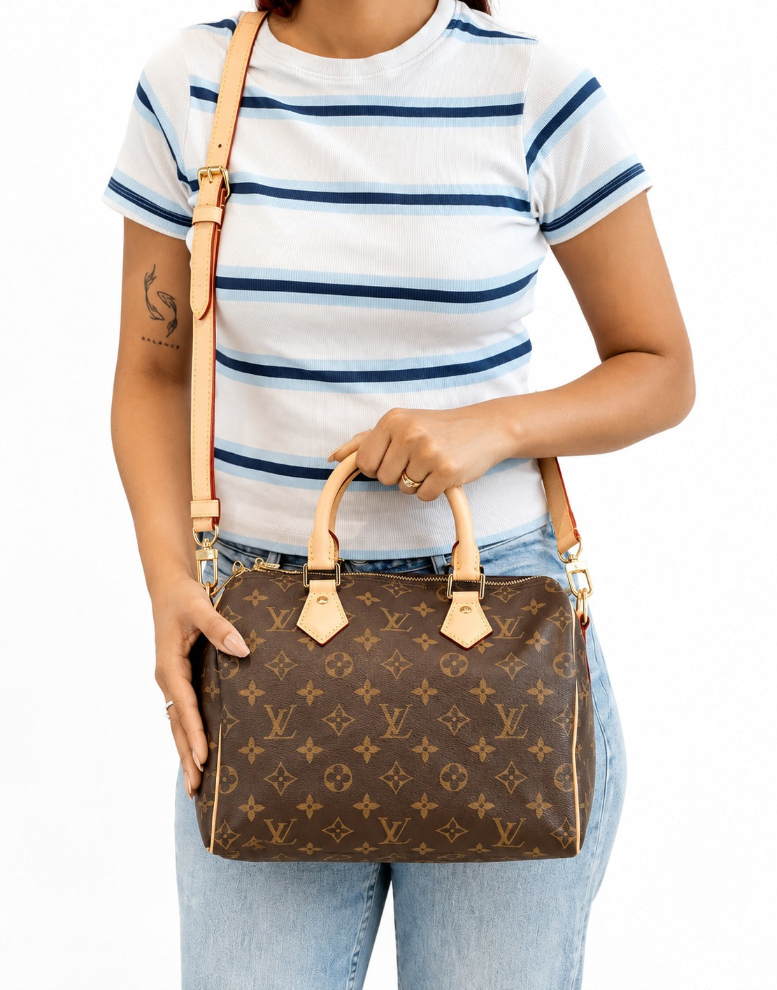 Monogram Canvas Speedy Bandoulière 25