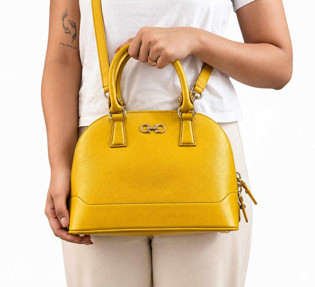Darina Dome Satchel Bag