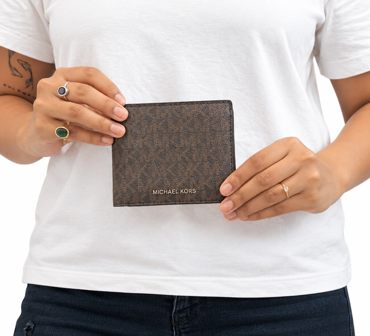 Michael Kors Brown Cooper Billfold Wallet