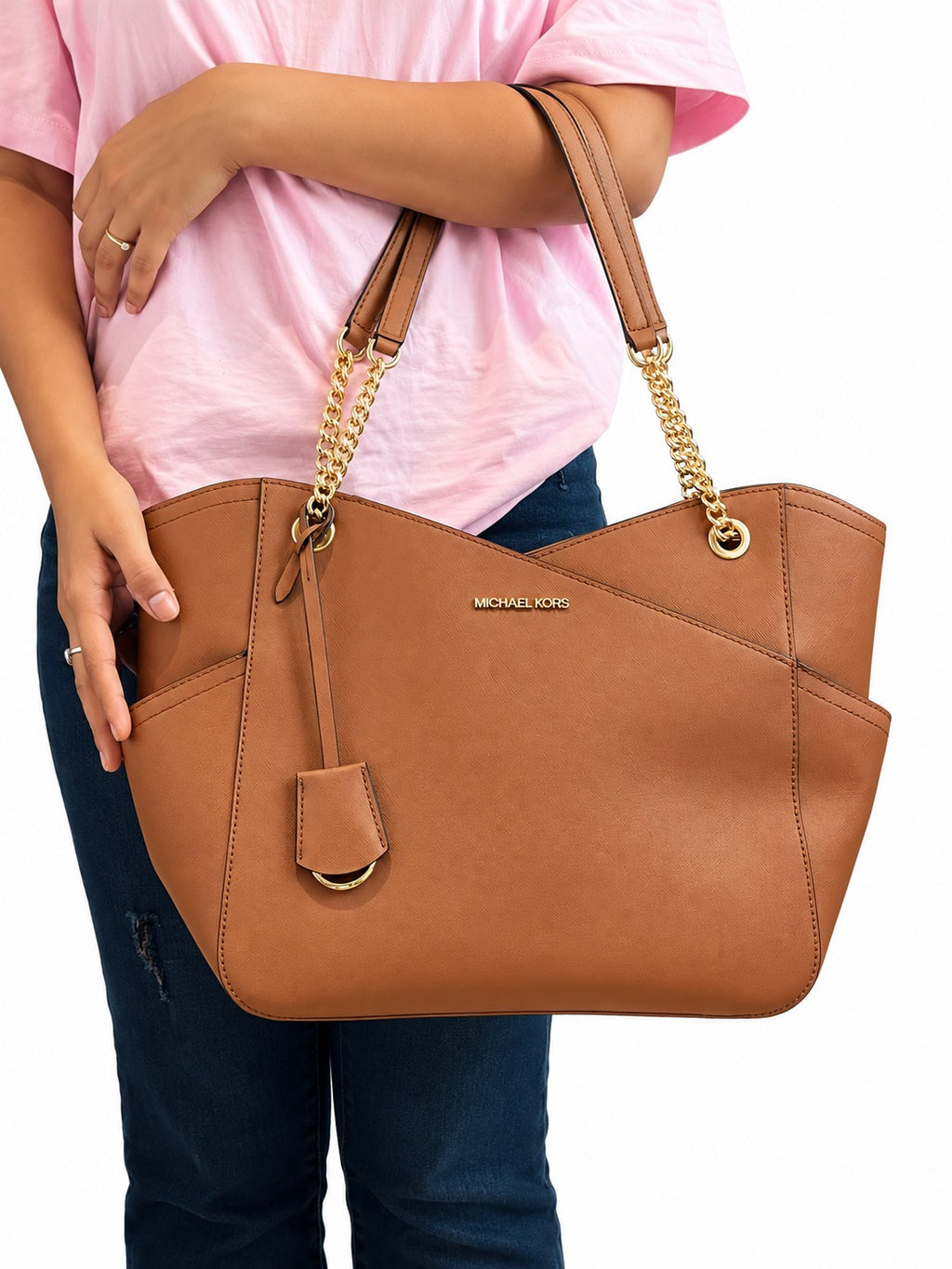 Set Travel Large Chain Shoulder Tote Bag