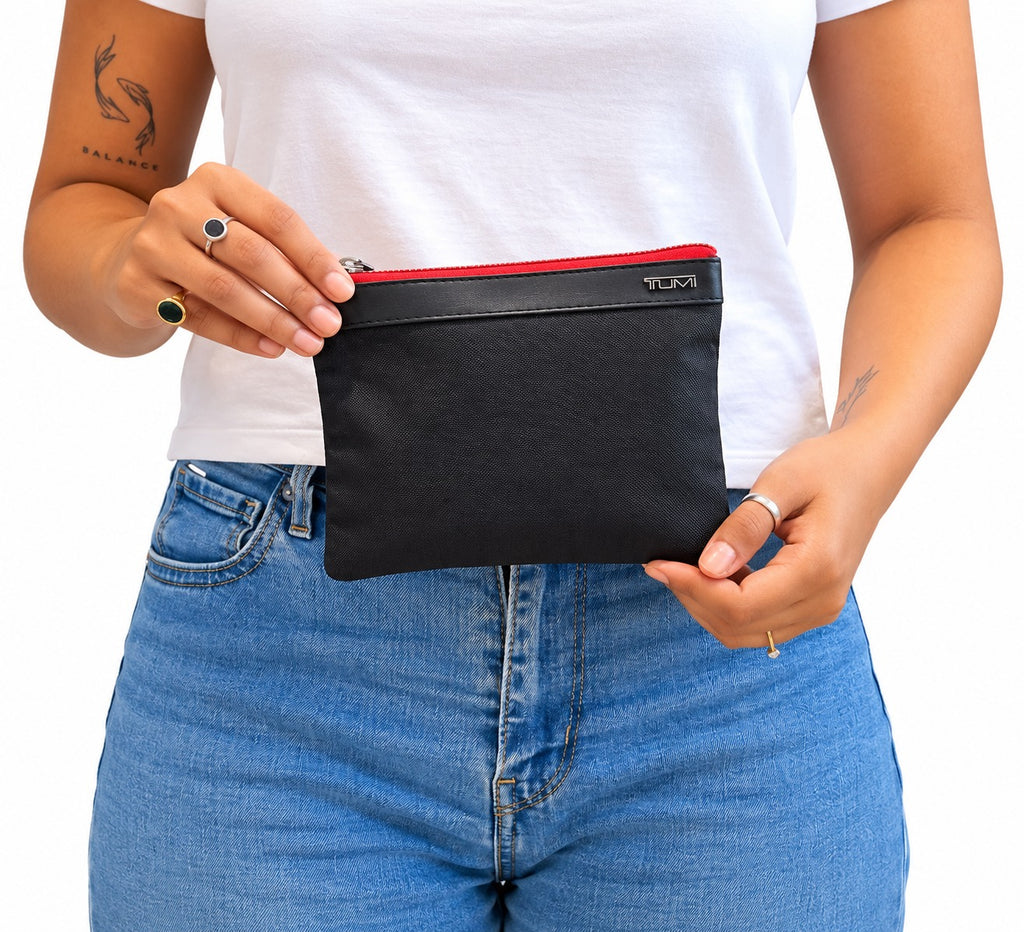 Black Amenity Pouch