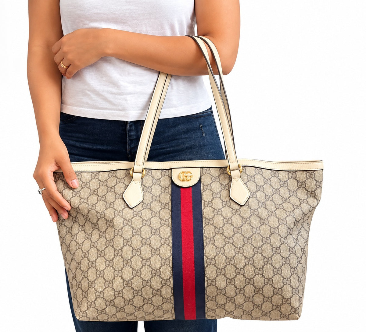 Gucci   Ophidia GG Medium Tote Bag