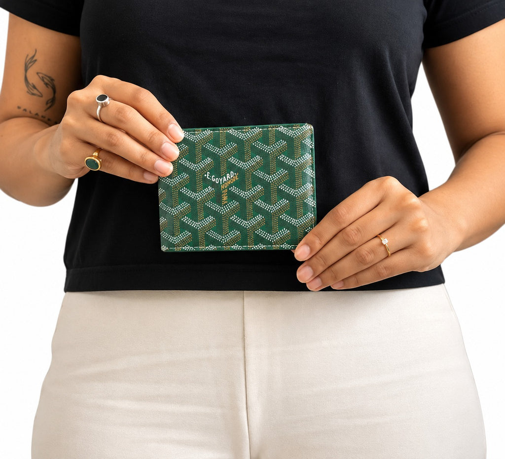 Green Insert Victoire Card Wallet
