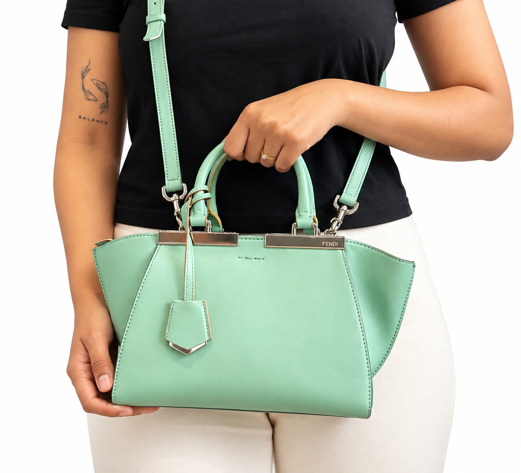 Mint Green Mini 3Jours Tote Bag