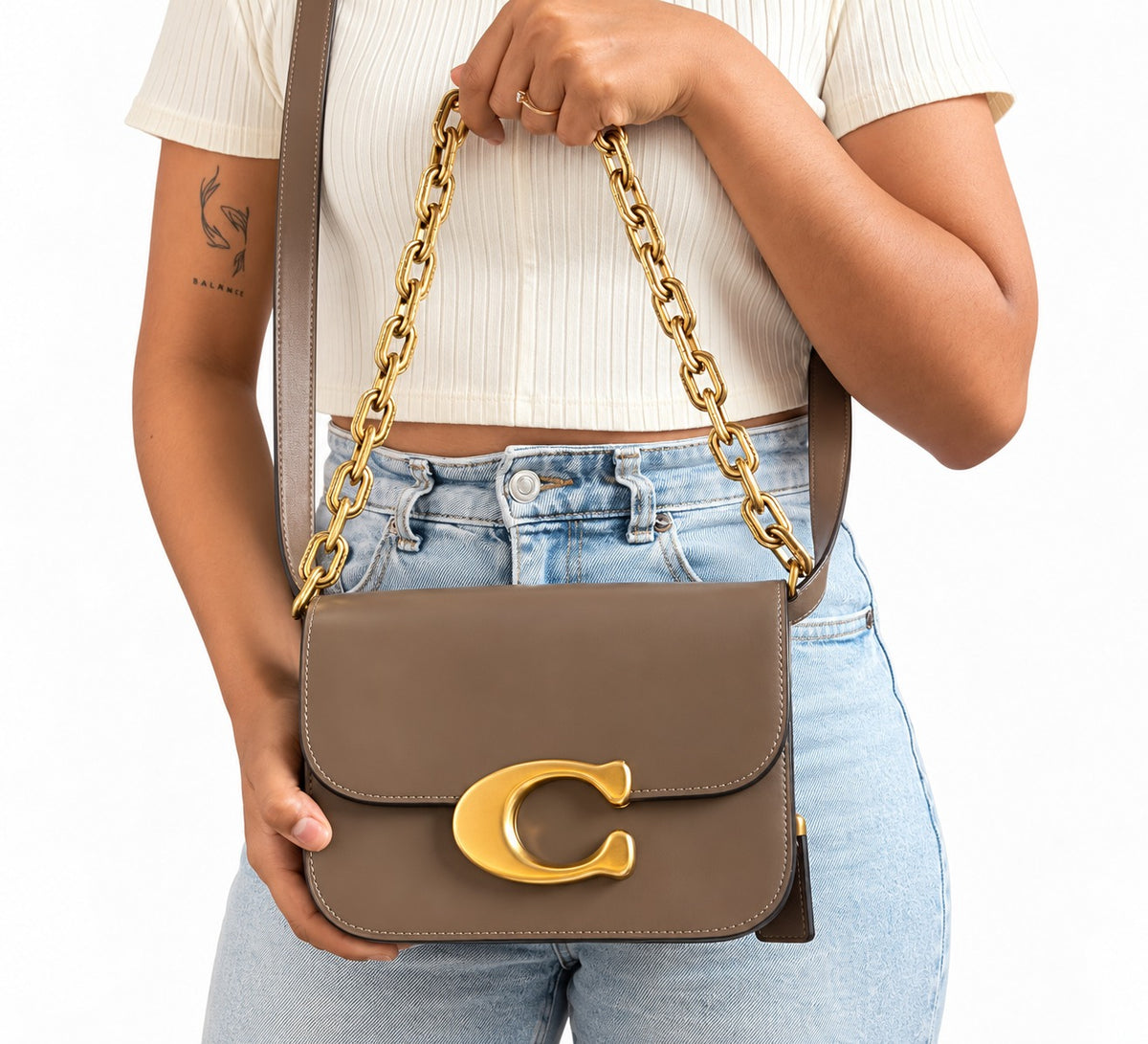 Coach Dark Stone Idol Bag