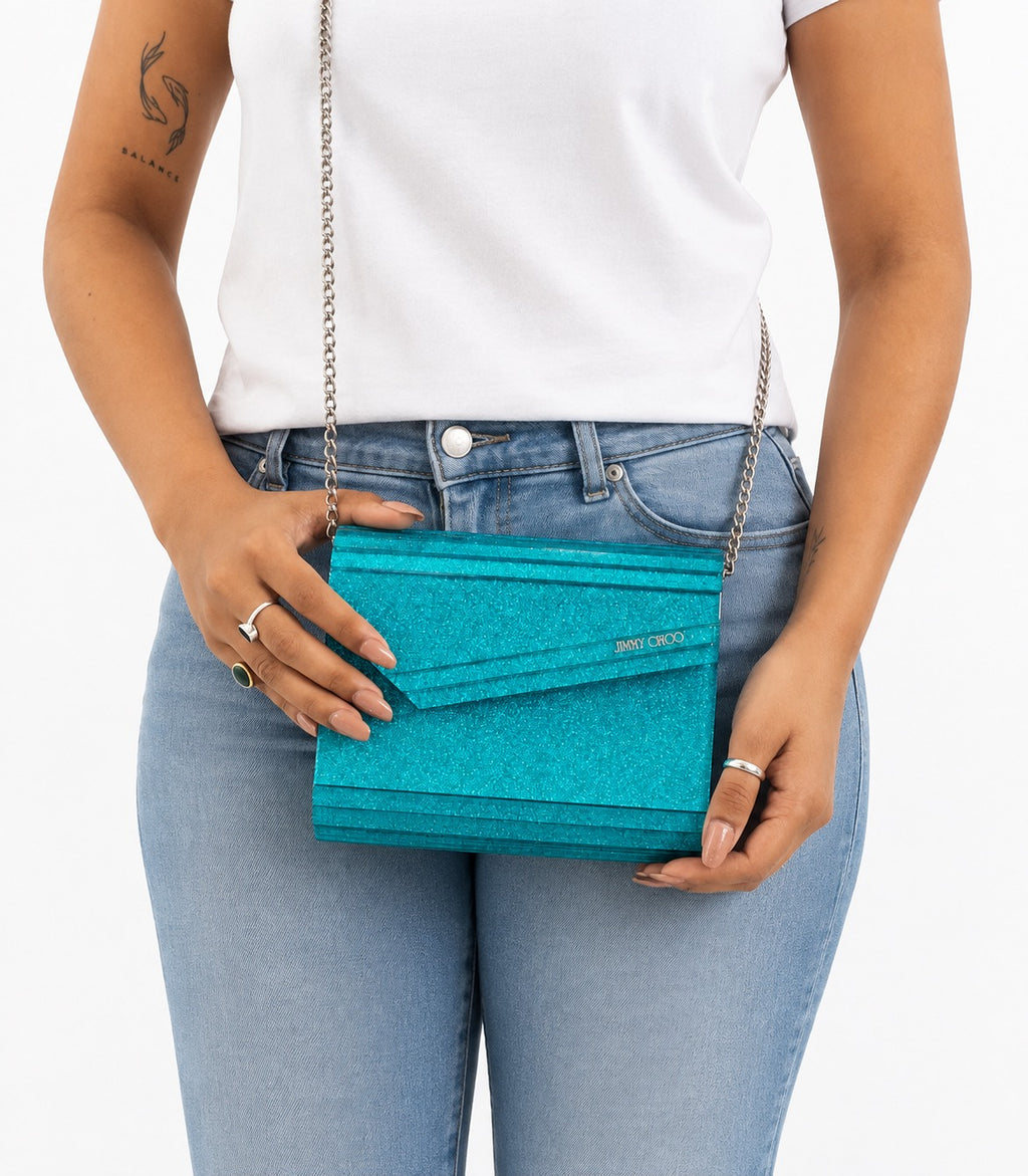 Candy Glitter Acrylic Clutch Bag
