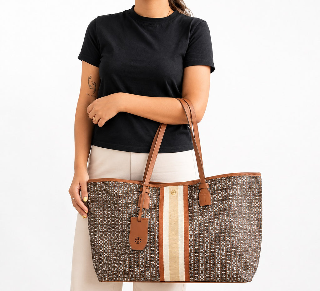 Light Umber Gemini Link Canvas Tote Bag