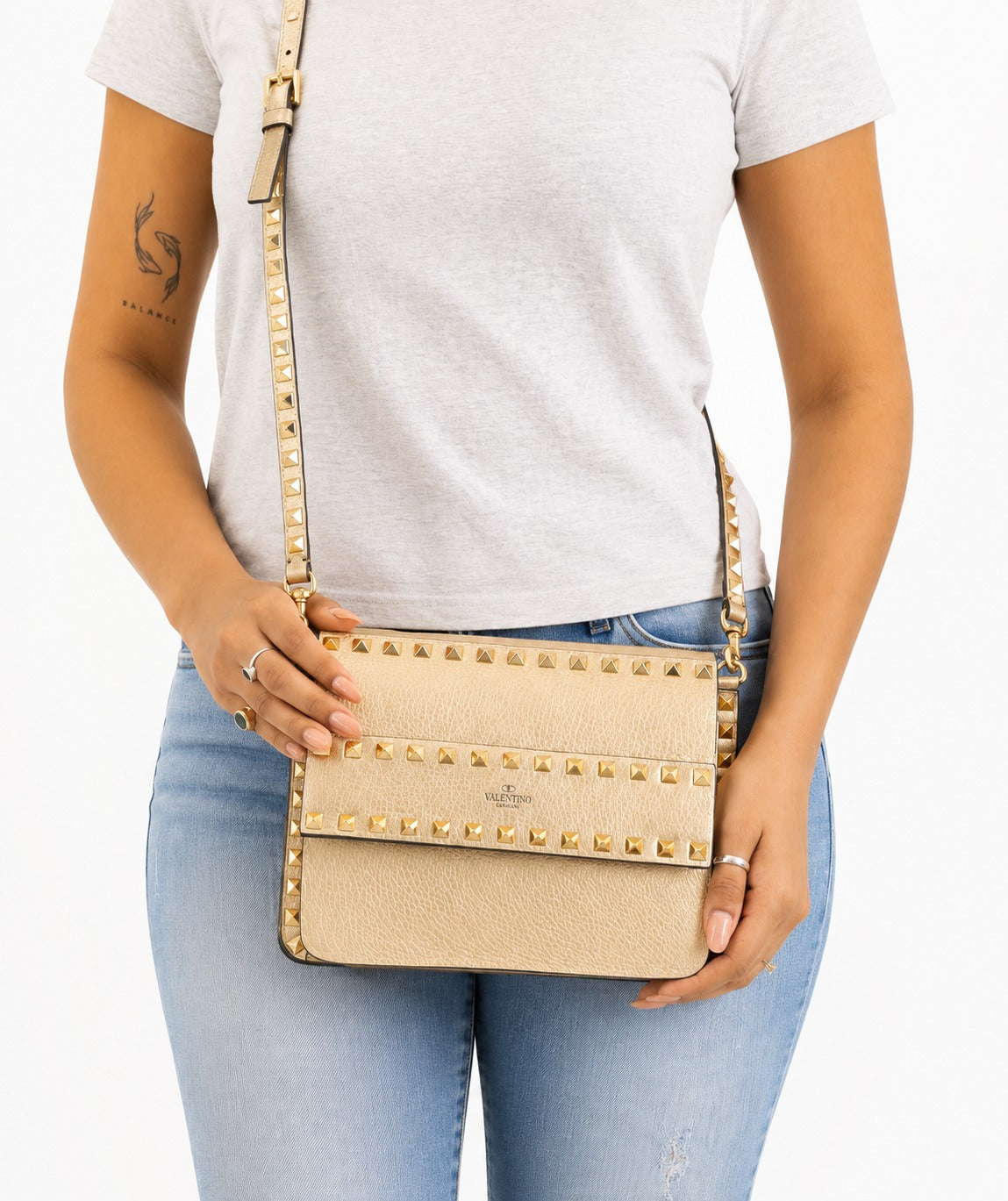 Valentino  Garavani Rockstud Small Shoulder Bag