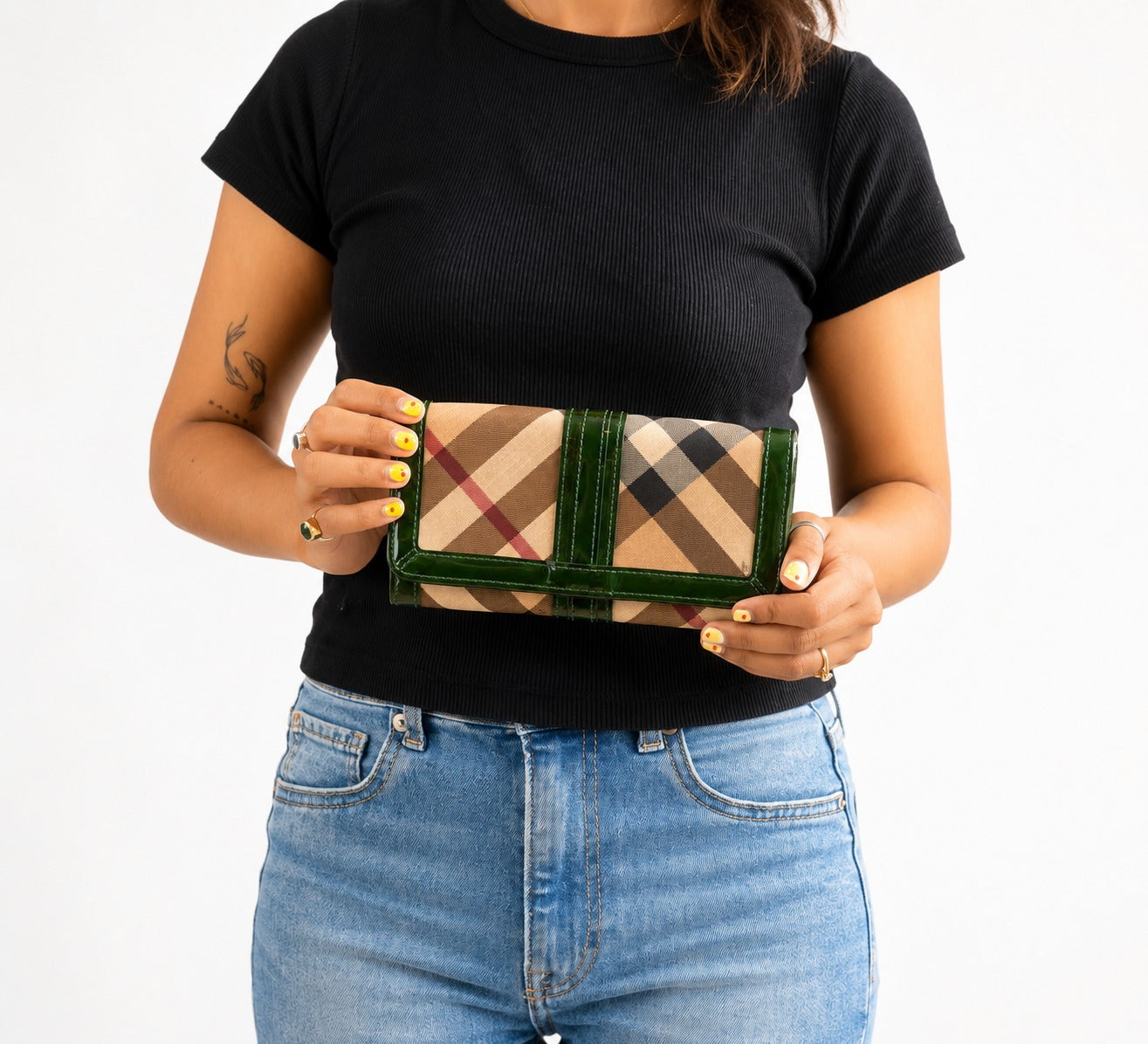 Nova Check PVC Penrose Continental Wallet