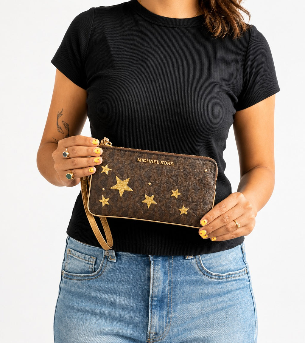 Jet Set Travel Medium Wristlet