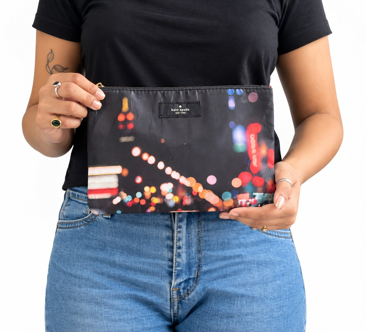 Kate Spade New York City Lights Cosmetic Pouch