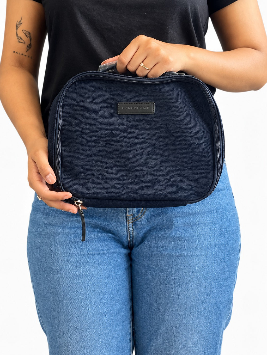 Beauty Luxury Canvas Toiletry Travel Pouch