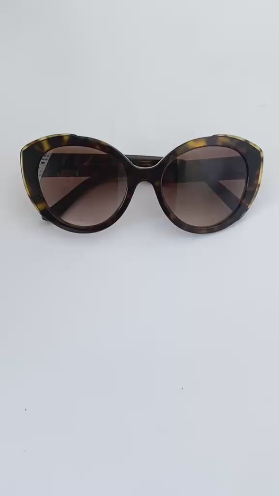 Tortoiseshell Cat-Eye Sunglasses