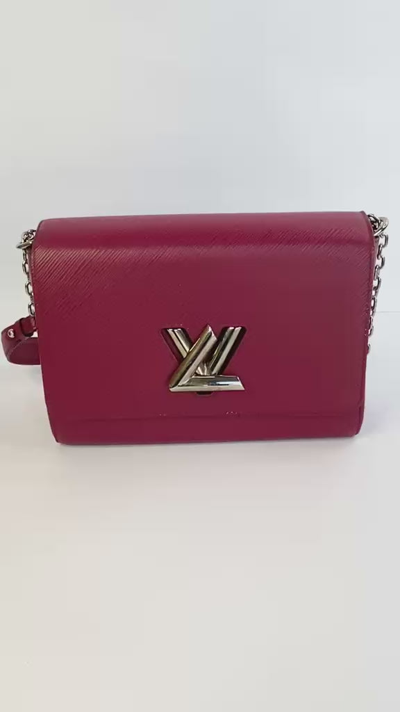 Fuchsia Pink Twist GM Epi Leather Bag