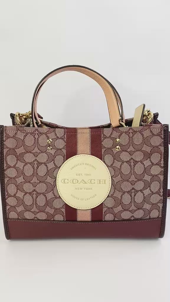 Wine Multi Dempsey Carryall Signature Tote