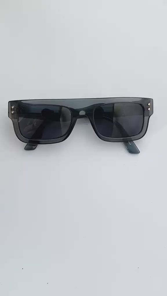 Flat Top Square Sunglasses