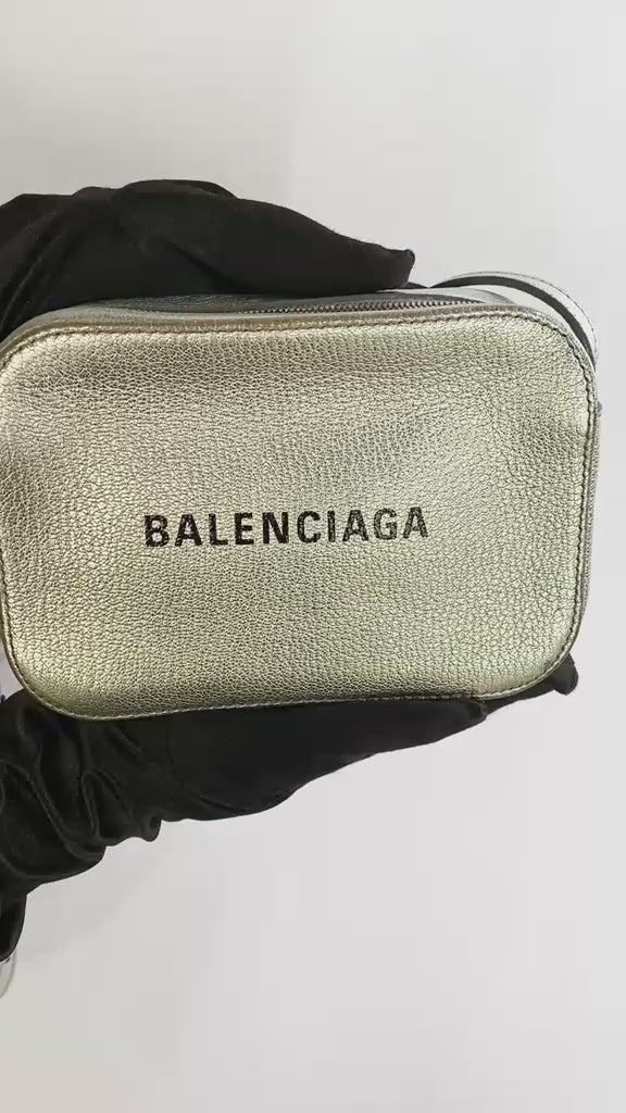Metallic Grey Everyday Camera Bag