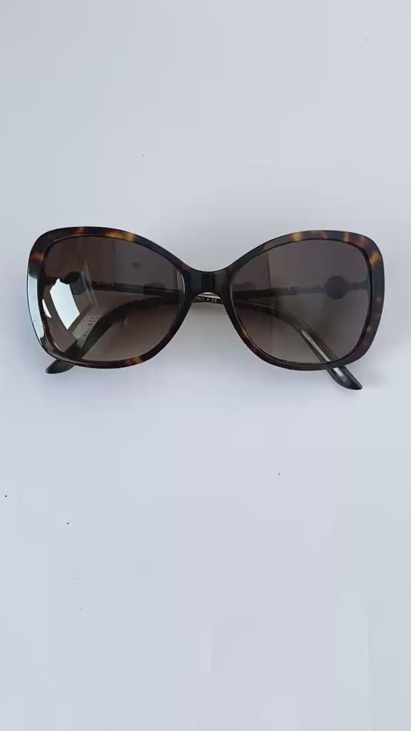 Havana Gradient Butterfly Sunglasses