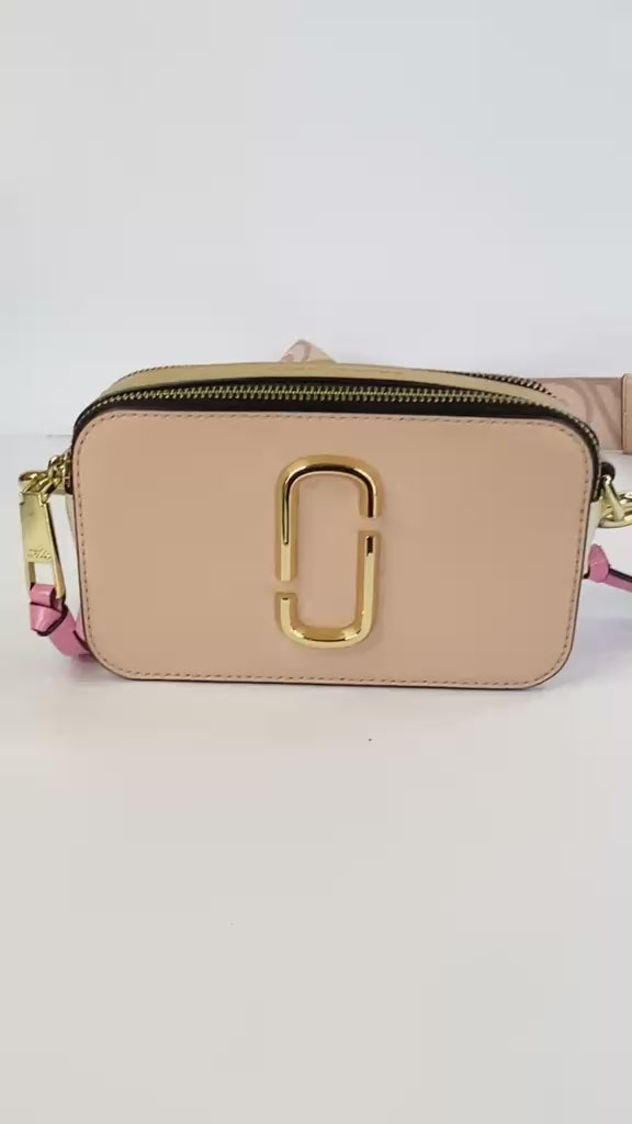 Pink Multi Snapshot Crossbody Bag