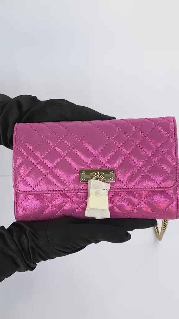 Vibrant Fuchsia Brixton Chain Wallet