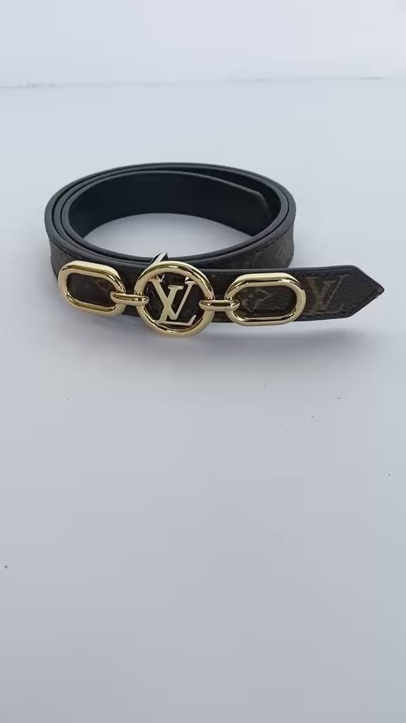 LV Circle Prime 20MM Reversible Belt Size - 75 Cm